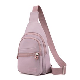 Aucuu Sling Bag Chest Bag, Waterproof Shoulder Bags, Anti Theft Crossbody Bags, Lightweight Crossbody Backpack with Earphone Hole for Women Men for Sports Outdoor Travel Hiking