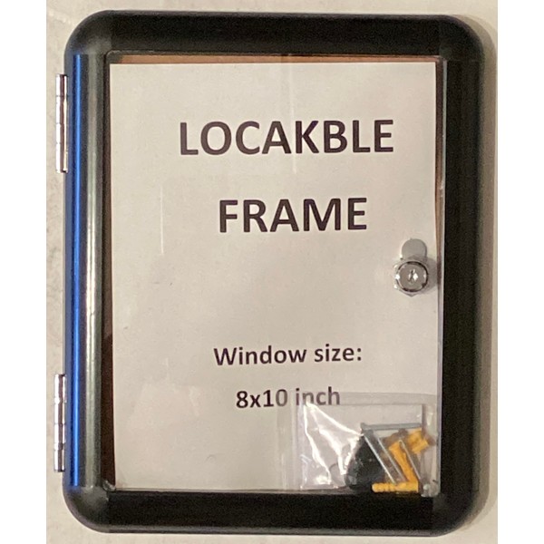 Indoor Enclosed Bulletin Board Cabinet - Bulletin Board Lockable Display