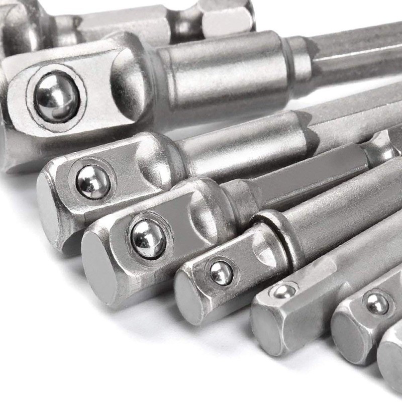 TA-VIGOR 8Pcs Impact Grade Driver Sockets Adapter Extension Set, 1/4