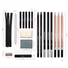 Artme Graphite Sketching Set 24pcs - Complete Drawing Kit