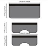 3-Piece Magnetic PU Leather Car Fender Cover Set for Auto