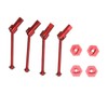 Front Rear Drive Shaft Aluminum Alloy Driveshaft CVD for Traxxas
