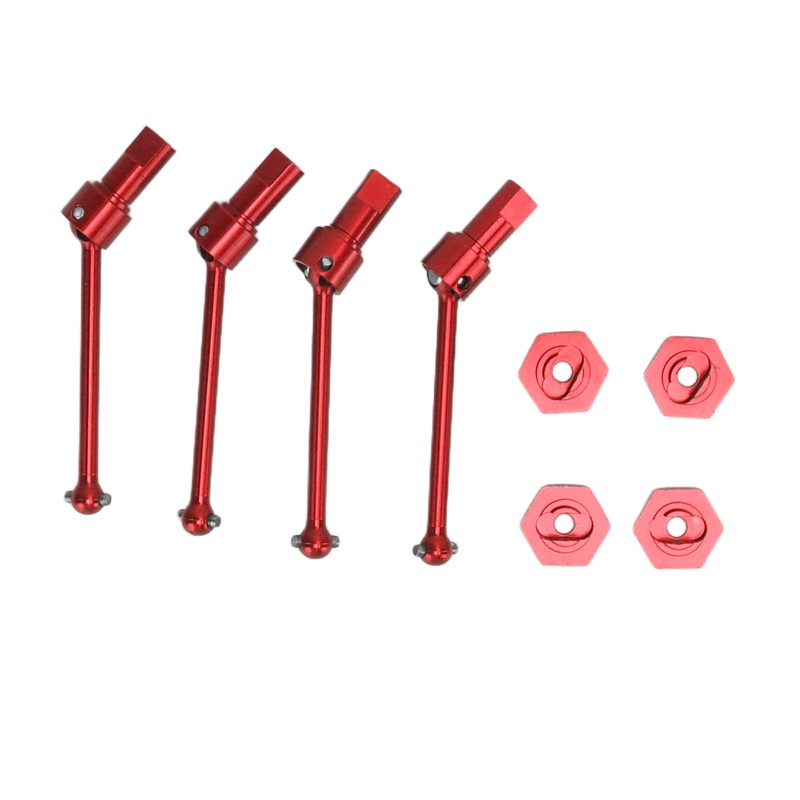 Front Rear Drive Shaft Aluminum Alloy Driveshaft CVD for Traxxas