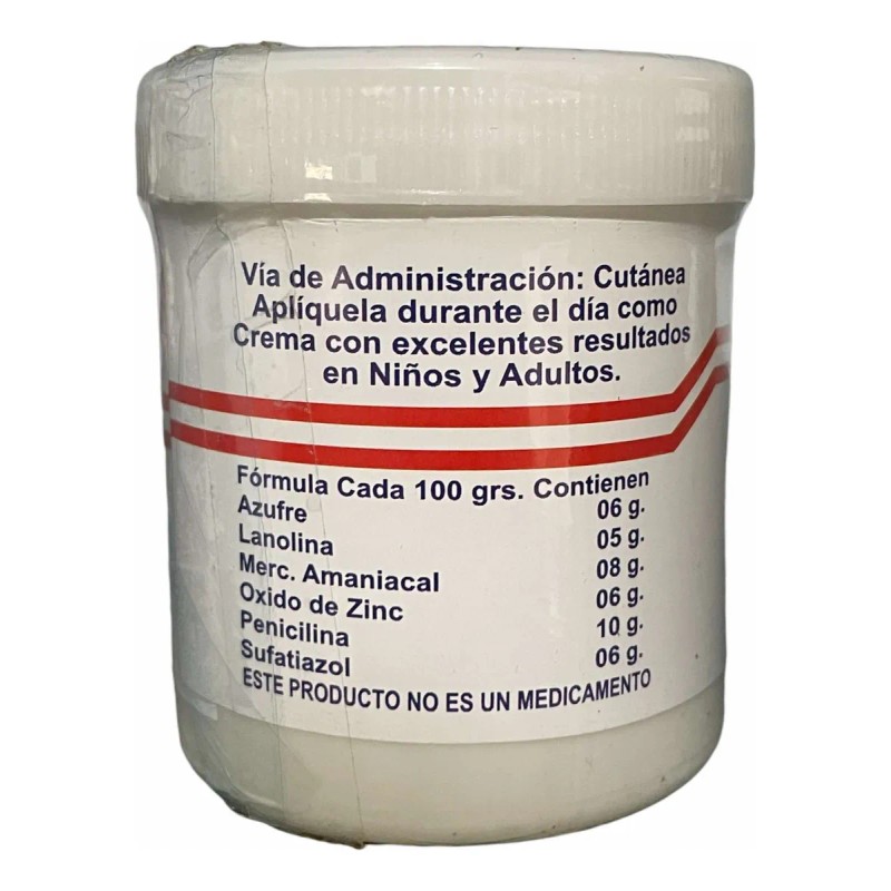 Pomada Antiséptico Cura Rápida Para Sarna, Hongos Acné 4 Pzs