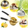 SHIKORI Lemon Squeezer, Large Heavy Duty Handhelp Juicer for Lemon,