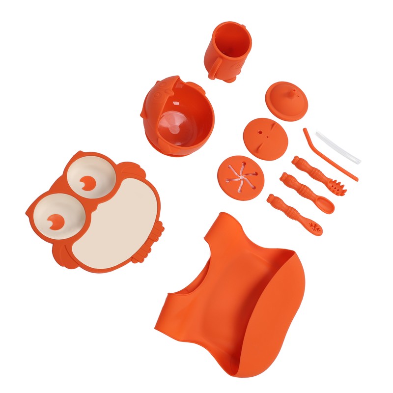 Baby Led Weaning Supplies Owl Shape Teether Safety Strong Suction
