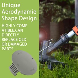 Spool Cover for Grass Trimmer EasyGrassCut 18 23 Pack of 26.2 F016F05320 Spool Cover,Compatible with Bosch Grass Trimmer Bosch,2 Cap Grey