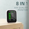 Tuya Wifi Portable Air Quality Meter 8in1 PM1.0 PM2.5 PM10