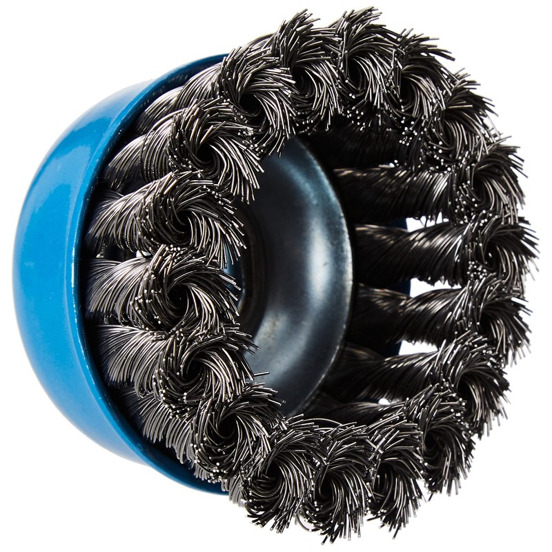 Bosch 2608622099 Cup Brush Knotted Wire, 0.35mm Steel, 65mm x