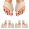 4 Pieces Bunion Corrector Bunion Brace Hallux Valgus Band Metatarsal