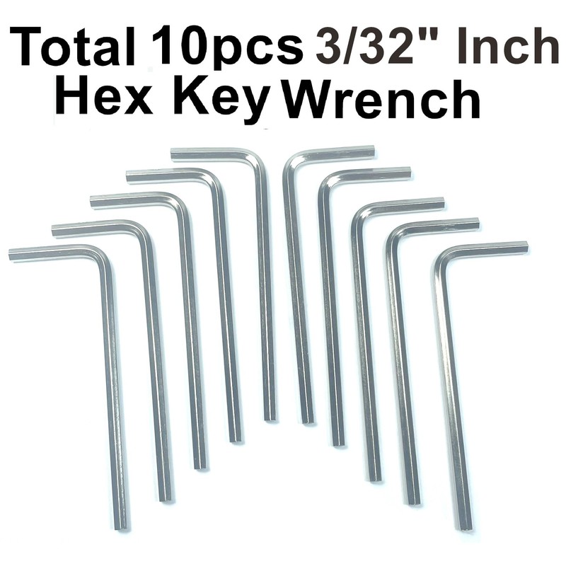 ZDingTech 10pcs 3/32 Allen Wrench sets,3/32" Hex Key Wrench set,allen