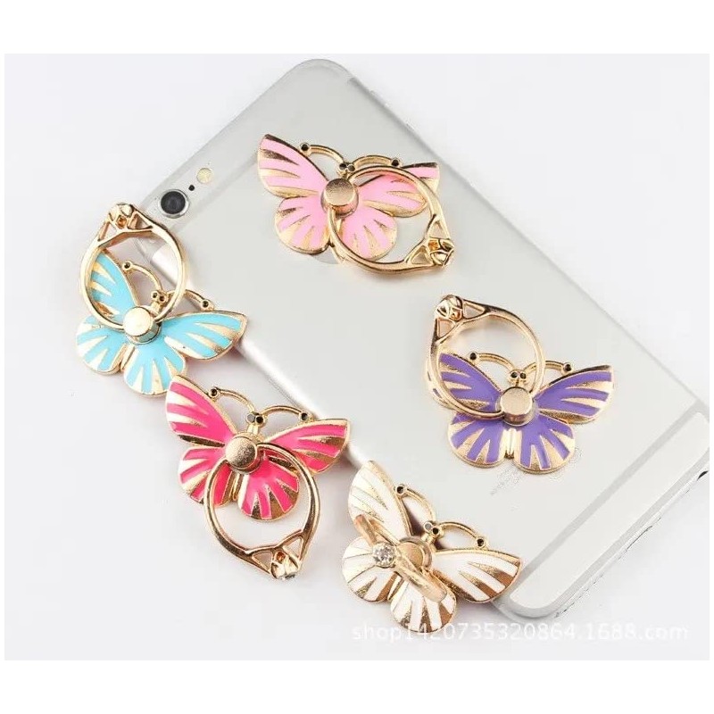RK TECH Phone Ring Bracket holder, Butterfly Diamond Shape Finger
