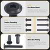 Mardatt 12Sets M6x40mm Black Hex Socket Cap Bolts and Barrel
