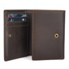 Polare Full Grain Leather Trifold Wallet with AirTag Slot RFID