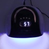 256W Nail Gel Curing Lamp Various Time Setting Detachable Bottom