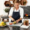 Luxury Artisan Mosaic Glass Cutting Board with Juice Groove -