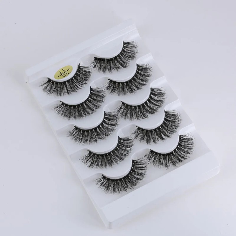Pestañas Postizas 3d De Pelo Sintético Faux Mink