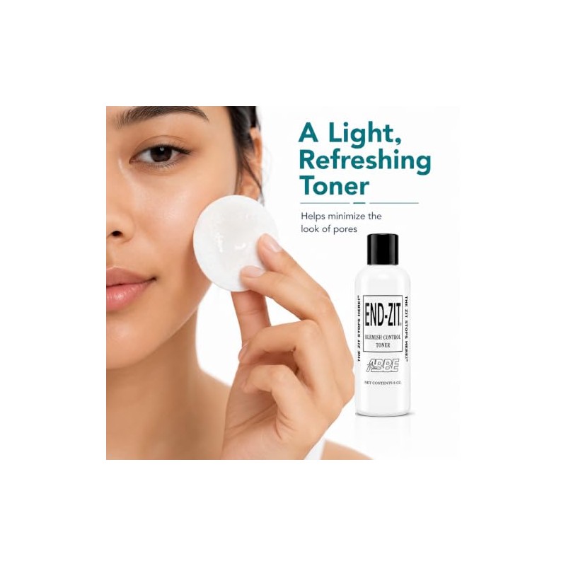 End-zit Blemish Control Toner For Treatment Of Acne, 8-ounce