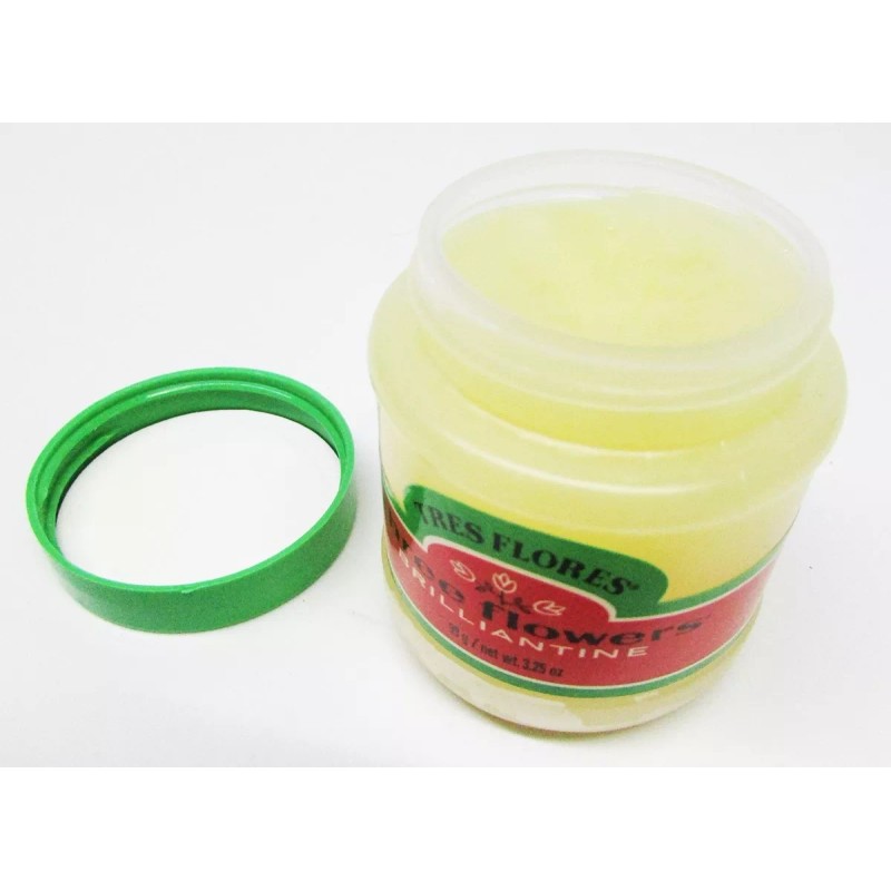 Three Flowers Pomada Pinaud Three Flowers Brillantine 3.25oz Solid Pomade
