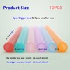 12 Reusable Silica Gel Straws, 2 Cleaning Brushes, BetterJonny Color