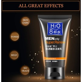 BIOAQUA MEN Super Renew Effective Cleansing Formula Oil Control Fresh Face 100g