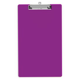 Juvealoe Legal Size Clipboard, 8.5 x 14 Purple Plastic Long Clip Board with Low Profile Clip, 9 x 15 in, Suitable for Legal Lawers and Business, Office Supply