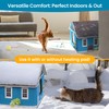 Deluxe Heated Cat House for Winter - Weatherproof, Insulated, Easy