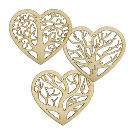 Summer-Ray 24 Wooden Laser Cutouts Tree of Life DIY Craft Art Embellishment Hanging Decoration