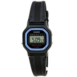 Casio Women's Vintage LA11WB-1 Sport Black Resin Band Watch