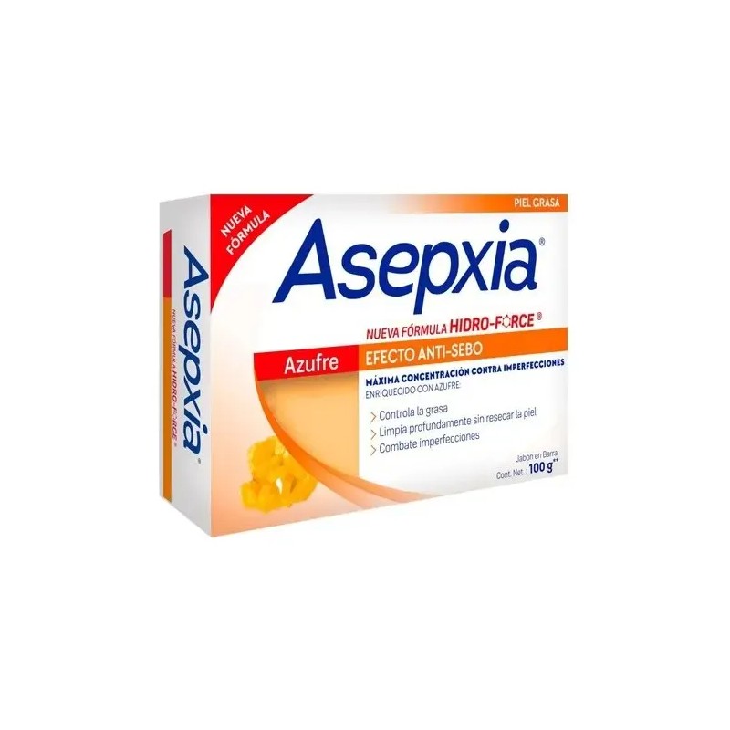 Asepxia Jabón Azufre 100g
