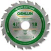 Oshlun SBW-044018 4-3/8-Inch 18 Tooth ATB Fast Cutting and Trimming