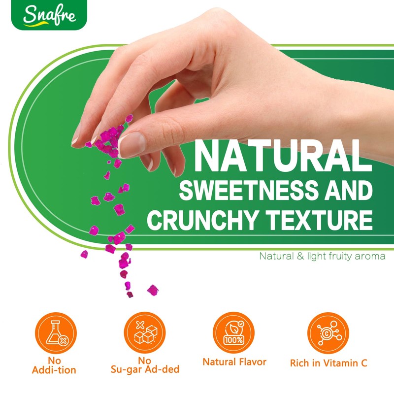Freeze Dried Dragon Fruit, Freeze Dried Fruit, 150G/5.3OZ No Sugar