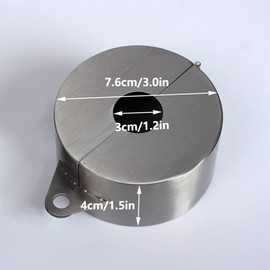 Funnytek Door Handle Lock Cover with Padlock and Keys Door Knob Lock Out Device Prevents Turning of Door Knob and Access to Keyhole Disable The Doorknob/Faucet/Valve