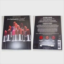 M·A·C 2x MAC Macximal Matte Lipstick Sample 3 Shades Ruby Woo Velvet Teddy Mehr New