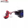 DYSO Fit Toyota Tacoma Land Cruiser 12V Blue Dual USB