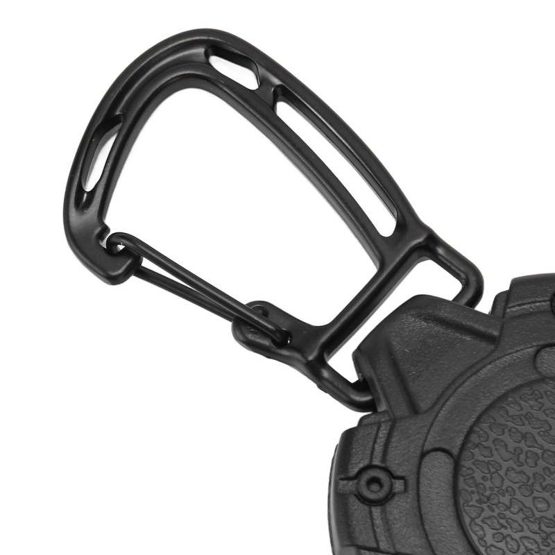 2 PCS Retractable Key Chain High Resiliency 31.5in Frosted Shell