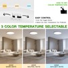2Pack 15.8Inch LED Flush Mount Ceiling Light Fixture,32W 3200LM, Dimmable