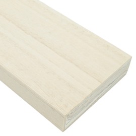 BuyPlastic Tangent Poly Lumber - Seashell, 1x6 (0.75" x 5.5"), 72" L