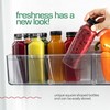 DECADORN 12oz 20pcs Juice Bottles With Caps - MADE IN