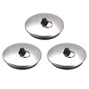 sourcing map Rubber Sink Plug Drain Stopper Fit 56mm with