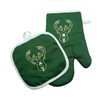 Milwaukee Bucks Oven Mitt/Potholder Green