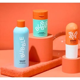 Kit Bubble Rutina Skincare Dry Skin Starte para piel normal a deca incluye 3 pasos limpiador facial tónico e hidratante