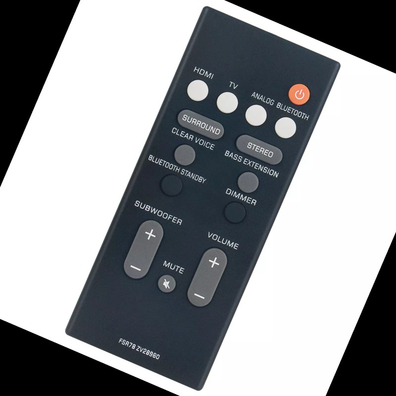Unbranded FSR78 ZV28960 Replace Remote Control for Yamaha Soundbar YAS-106