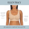 ELLEN TRACY Women's Underwear, Seamless Wirefree Bra, Bralette with Removable