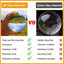 BUOTAU Music Box for Adults, 3D Crystal Ball Music Box, 360° Luminous Rotating Music Box with Light Projection and Wooden Base, Suitable for Children, Wives, Mothers, Creative Decoration Gifts