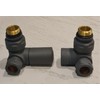 Team Controls Designer Matt Anthracite Corner Angled Radiator Valves 15mm