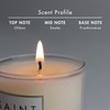 SAINT Benedict Scented Votive Candle with Prayer, Prayer Coin, and