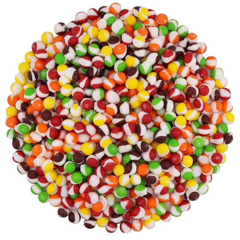 Freeze Dried Assorted Fruit Balls Candy 3.6 oz (Pack of