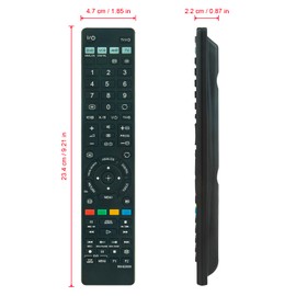 AULCMEET RM-ED006 New Replacement Remote Control fit for Sony Bravia HD LCD TV KDL-40X2000 KDL-46X2000 KDL-52X2000