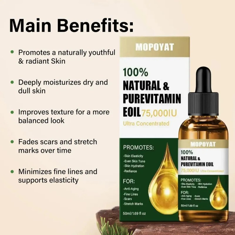 2pcs Aceite De Vitamina E Oil Para Cicatrices Y Cara